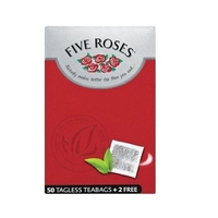 Five Roses Ceylon Tagless Teabags 50`s