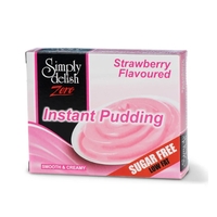 סימפלי דליש פודינ'ג בטעם תות שדה ללא סוכר 40 גר