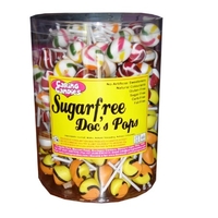 Caring Candies - Sugar Free Doc Pop 8gr Fruit Lollies