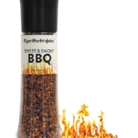 Cape Herb & Spice Sweet & Smokey BBQ Seasoning with Grinder 230 gr