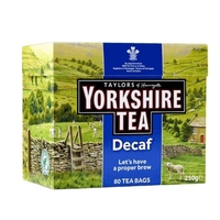 תה יורקשייר נטול קפאין 80 שקיות תה