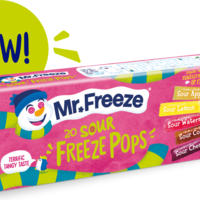 Mr Freeze Sour Freeze Pops 20 x 45ml