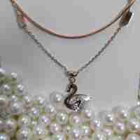שרשרת ברווז swarovski