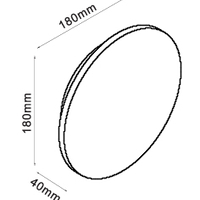 גוף תאורה צמוד קיר MOON