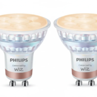 מארז 2 נורות דקרויקה חכמות Philips Smart LED Spot GU10 4.7W
