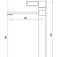 ברז פרח גבוה MATTEO AQUILA PREMIUM