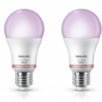 מארז זוג נורות חכמות צבעוניות Philips Smart LED A60 8.5W