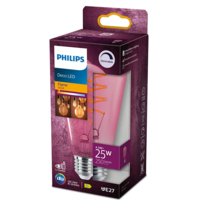 נורת לד אגס פילמנט ורוד 4.5W לעמעום PHILIPS