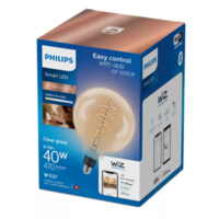 נורה חכמה שקופה גלוב 200 Philips Smart LED Filament 6.7W