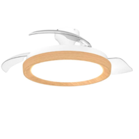 מאוורר תקרה עץ להבים נשלפים Bliss Philips