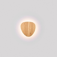 גוף תאורה צמוד קיר אמורפי WOOD