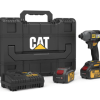 מברגת אימפקט 18V Brushless עם 2 סוללות 4Ah ומטען CAT
