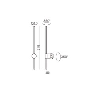 גוף תאורה צמוד קיר LINE 10W