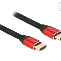 כבל HDMI 8K HDR Certified Red metal ז/ז תומך 60 הרץ