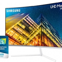 מסך מחשב קעור ''Samsung DS-U32R591CWP UHD 31.5 - צבע לבן