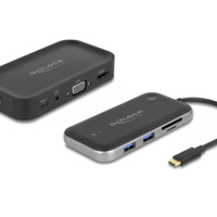 מרחיק אלחוטי USB-C Full HD לשידור 2 מסכים HDMI+VGA בו זמנית דגם D87775