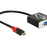 מתאם USB-C זכר לחיבור מסך VGA