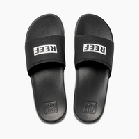 כפכפי גברים ריף  REEF ONE SLIDE REEF BLACK WHITE שחור לבן