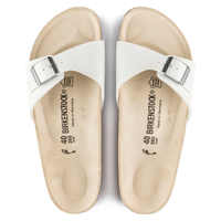 בירקנשטוק - כפכפי נשים Birkenstock Madrid צבע לבן