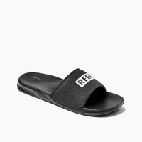 כפכפי גברים ריף  REEF ONE SLIDE REEF BLACK WHITE שחור לבן