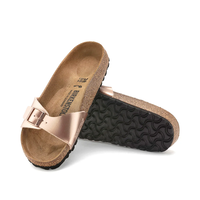 בירקנשטוק - כפכפי נשים Birkenstock Madrid צבע ורוד קופר