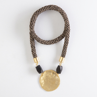 necklace  in black and gold | Inbal