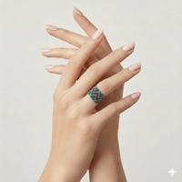 Colorful Zig Zag Ring | Shachar