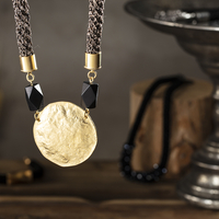 necklace  in black and gold | Inbal