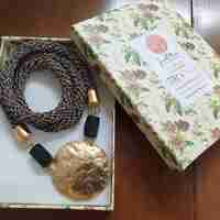 necklace  in black and gold | Inbal