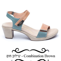 אינטקט - סנדלי עקב טבע נאות - נשים