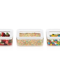 קופסאות אחסון אקרילים 0.75 ליטר 