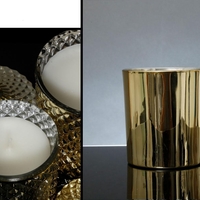 נר בכוס זכוכית 