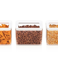 קופסאות אחסון אקרילים 1.75 ליטר