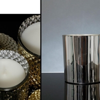 נר בכוס זכוכית 