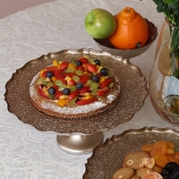 מגש מעוצב על רגל 3 צבעים