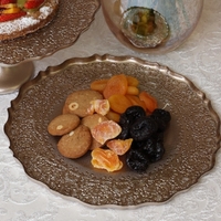 זוג מגשי אירוח מעוצב 3 צבעים