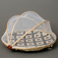 סלסלת קש במבוק להגשת לחם 