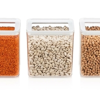 קופסאות אחסון אקרילים 2.6 ליטר