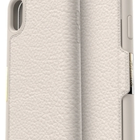 כיסוי ספר עור OTTERBOX STRADA בג' ל IPHONE X