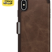 כיסוי OTTERBOX ל-IPHONE XS MAX דגם STRADA (צבע אספרסו)