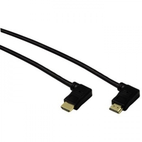 כבל HDMI איכותי זוויתי באורך 3 מטר , תומך בהעברת 4K ותלת מימד לקבלת תמונה נקיה ומושלמת HAMA