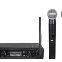 סט מיקרופונים אלחוטי בתדר BTS IU-1008N UHF