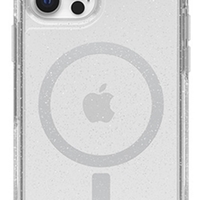 כיסוי OTTERBOX לIPHONE PRO 12דגם SYMMETRY STARDUST MAGSAFE צבע שקוף מנצנץ