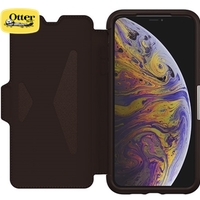 כיסוי OTTERBOX ל-IPHONE XS MAX דגם STRADA (צבע אספרסו)