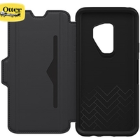 כיסוי ספר עורotterbox STRADA שחור ל GALAXY S9 PLUS