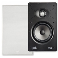 זוג רמקולים שקועים מלבניים דגם V65 תוצרת POLK AUDIO