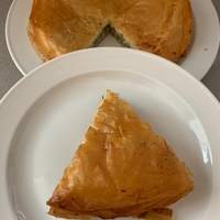 בצק פילו במילוי גבינות ותרד