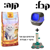 אורבן פלוס לחתולים בוגרים ומניקות- 15 ק