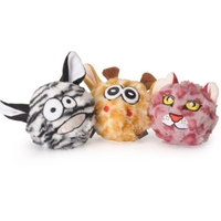 כדור משחק מצפצף בצורת חיות