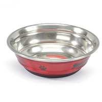 קערת נירוסטה עם הדפס צבעוני ותחתית מונעת החלקה- במגוון מידות